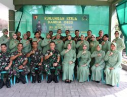 Kenali Anggota Lebih Dekat, Dandim 0822 Bondowoso Kunjungi Koramil Jajaran