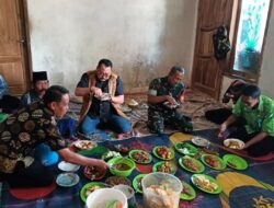 Bersama Wabup Bondowoso, Babinsa Koramil Wringin Jalin Silaturrahmi dengan Masyarakat