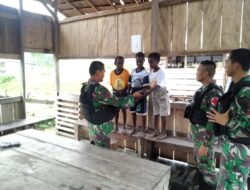 Satgas Satuan Yonif Raider 514/SY/9/2 Kostrad Berbuat Demi Generasi Papua Yang Lebih Baik