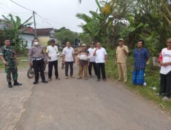 Babinsa Melaksanakan Monitoring Mediasi Warga Dengan Pengembang Galian C