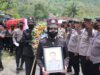Kapolres Trenggalek dan Tulungagung Pimpin Upacara Pemakaman Anggota yang Gugur saat Pengamanan di Stadion Kanjuruhan