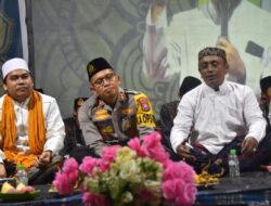 Kapolres Bondowoso Memperingati Maulid Nabi Muhammad SAW 1444 H di Kecamatan Cerme