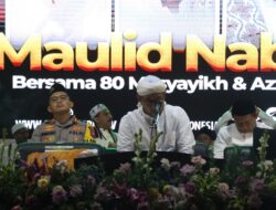 Kapolres Bondowoso Hadiri Pengajian Umum Dalam Rangka Peringati Maulid Nabi di Kecamatan Tamanan