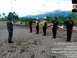 Babinsa Koramil 0822/01 Bondowoso Bekali Pelatihan Satpam City Mall