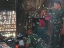 Jalin Keakraban, Babinsa Koramil Tapen Masak dan Makan Bersama dengan Warga
