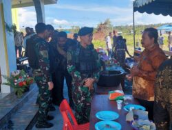 Dansatgas Yonif Raider 514/SY Kostrad Turut Serta Dalam Peresmian Gedung Gereja Katolik Kenyam
