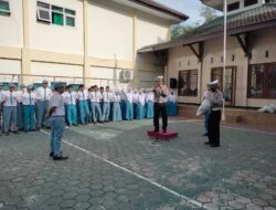 Satlantas Polres Bondowoso Sosialisasi Keselamatan Berlalu Lintas di SMKN 2 Bondowoso