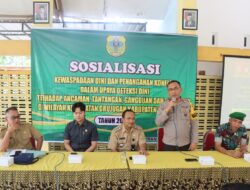 Perkuat Persatuan dan Kesatuan, Polres Bondowoso Sosialisasikan Wawasan Kebangsaan kepada Perangkat Desa