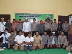 Kapolres Bondowoso Hadiri Doa Bersama Untuk Korban Gempa Cianjur dan Silahturahmi MWC NU Tenggarang