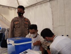 Polresta Mojokerto Buka Gerai Vaksin Presisi di Gelaran Pesta Rakyat