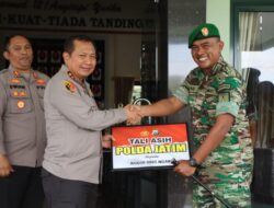 Soliditas Kapolda Jatim Kunjungi Markas Militer di Ngawi