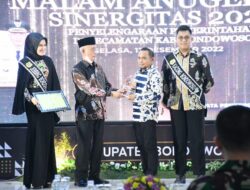 DANDIM 0822 BONDOWOSO SAMBUT BAIK MALAM ANUGERAH SINERGITAS