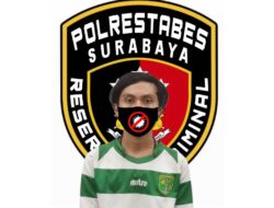 Polrestabes Surabaya Berhasil Tangkap Residivis Jambret yang Beraksi di Dua Lokasi