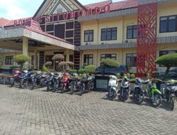 Polres Situbondo Berhasil Mengungkap Kasus Curanmor di 25 TKP, Tersangka dan 14 Unit Motor Diamankan