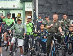 Gowes dan Bakti Sosial KODIM 0822 Bondowoso