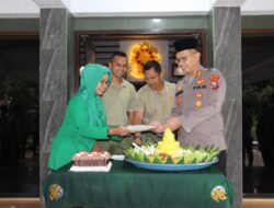 Sinergitas TNI – Polri, Kapolres Bondowoso Beri Kejutan untuk Yonif Raider 514/SY Kostrad