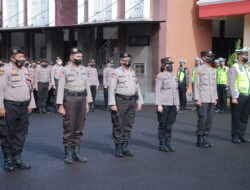 Polres Jember Kerahkan Ratusan Personil Gabungan Amankan Gerak Jalan Tajemtra 2022