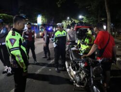 Ciptakan Kamtibmas Kondusif Jelang Nataru, Polres Trenggalek Gelar Penertiban Knalpot Brong