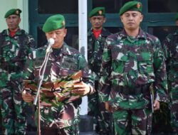 Laksanakan Upacara ini Pesan Bapak PANGDAM V/BRW Untuk KODIM 0822 Bondowoso