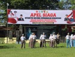 Polres Bondowoso Apel Siaga Integritas Nasional Berwawasan Kebangsaan