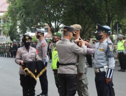 Polres Bondowoso Apel Gelar Pasukan Operasi lilin Semeru 2022