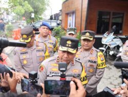Kunjungi Pos Pam di Nganjuk, Kapolda Jatim Minta Waspadai Gangguan Kamtibmas dan Lonjakan Arus Lalulintas