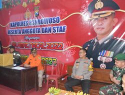 Kapolres Bondowoso Melakukan Peninjauan Pos Pam dan Gereja, Menjelang Malam Tahun Baru 2022-2023