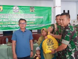 Danramil 0822/02 Curahdami Bondowoso Kolaborasi Dengan KSP MDS Bagikan Bantuan