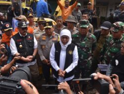 Gubernur Jatim Meninjau Lokasi Banjir di Ijen Didampingi Kapolres Bondowoso
