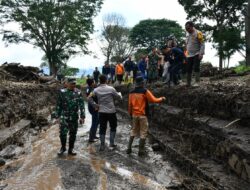 Dandim 0822 Bersama Kapolres Bondowoso dan OPD Menyusuri Lokasi Bajir
