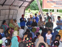Kapolres Bersama Dandim 0822 Bondowoso Dampingi Ketua MUI dan PCNU Berikan Tauziah Sekaligus Bantuan Kepada Korban Banjir Ijen