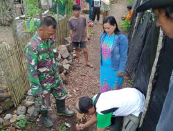 Program PTSL, Babinsa Koramil Sumberwringin, Pengamanan Pemasangan Patok Batas Sementara