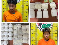 Dua Pengedar dan Puluhan Ribu Pil Doubel L Diamankan Polisi