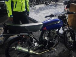 Mengantisipasi Maraknya Balap Liar dan Knalpot Brong Satlantas Polres Bondowoso Laksanakan Giat Operasi