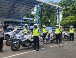 Sat Lantas Polres Bondowoso Patroli di Terminal Kota Guna Keamanan Menjelang Arus Mudik Lebaran