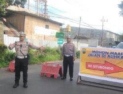 Polres Bondowoso Adakan Simulasi dan Sosialisasi Pengalihan Arus Menjelang Lebaran