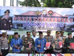 Polres Bondowoso Hancurkan 1.620 Botol Miras