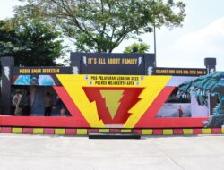 Unik, Posyan Polresta Mojokerto Dengan Superhero Shazam “Its All About Family”