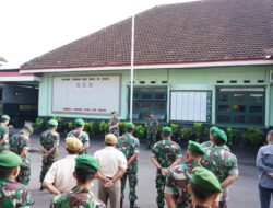 Kodim 0822 Bondowoso Gelar Apel Pengecekan Personel Cuti Kembali Lebaran 1444 H