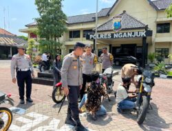 Polres Nganjuk Kembalikan Motor Hasil Operasi Saat Ramadhan, Berikut Persyaratannya