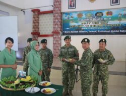 Yonif Raider 514 Kostrad Melaksanakan Syukuran Dalam Rangka Memperingati HUT Divif 2 Kostrad.