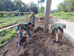 Hari Ketiga, Ini Progres Sasaran Fisik TMMD ke-116 Kodim 0822 Bondowoso