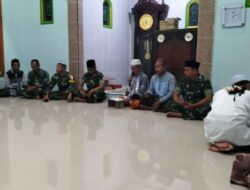 Untuk Kelancaran, Warga Kerang Bersama Satgas TMMD 116 Bondowoso Gelar Istighosah