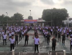 TNI-Polri Bondowoso Kompak Dengan Olah Raga Bersama