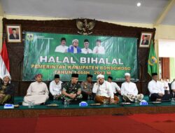 Dandim 0822 Bersama Forkopimda Hadiri Halal Bihalal Pemkab. Bondowoso
