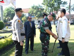 Dandim 0822 Bondowoso Hadiri Launching Program Polisi RW Tingkat Polres Bondowoso