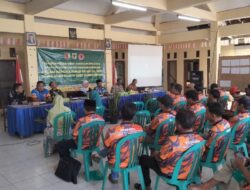 Pembentukan Desa Tangguh Bencana (DESTANA) di Desa Pecalangon Dalam Rangka TMMD 116 Wilayah Kodim 0822 Bondowoso