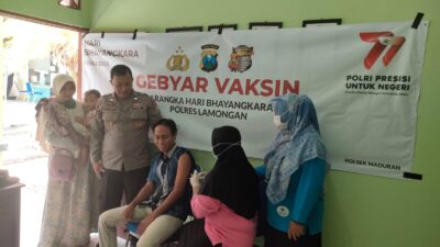 Jelang Hari Bhayangkara ke-77 Polres Lamongan Gelar Ragam Kegiatan Sosial