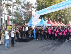 Sinergitas TNI/POLRI Di Bondowoso Dalam Meriahkan JJS HUT Ke-77 Bhayangkara