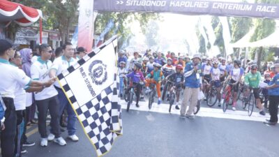 Hari Bhayangkara ke -77 Polres Situbondo Promosikan Wisata Daerah Gelar Event Kapolres Criterium Race 2023